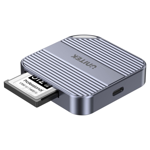Unitek S1244BGY Magnetyczny czytnik kart CFexpress Type B USB-C 10Gbps