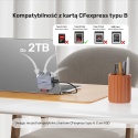 Unitek S1244BGY Magnetyczny czytnik kart CFexpress Type B USB-C 10Gbps