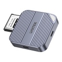 Unitek S1244BGY Magnetyczny czytnik kart CFexpress Type B USB-C 10Gbps