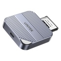 Unitek S1244BGY Magnetyczny czytnik kart CFexpress Type B USB-C 10Gbps