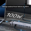 Unitek UHub15+ Stacja dokująca KVM 3x 4K USB-C HDMI 100W