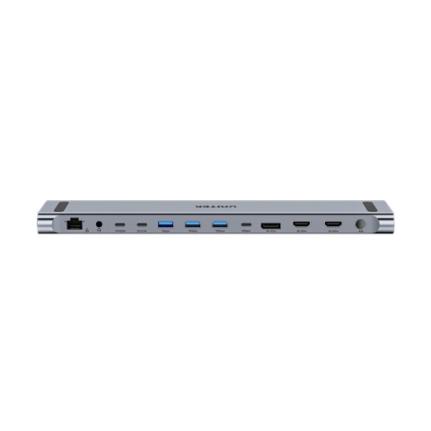 Unitek UHub15+ Stacja dokująca KVM 3x 4K USB-C HDMI 100W