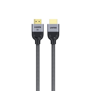 Unitek przewód 8K LUX HDMI 2.1 2M nylonowy oplot gamingowy