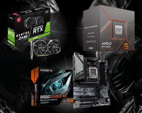 BSG Striker V22 AMD Ryzen 5 NVIDIA GeForce RTX 3050 16GB DDR5 512GB SSD (M.2) Windows 11 Pro