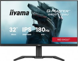 IIYAMA Monitor 31.5 cala GB3271QSU-B2 1ms,IPS,180Hz,2x HDMI,DP,400cd,FreeSync QHD,2x USB(3.2),2x USB-C,2x 4.5W,HAS-150mm