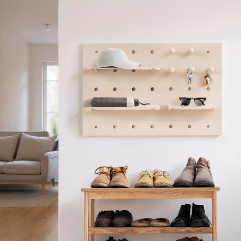 Maclean Drewniana tablica, organizer MC-130 WD