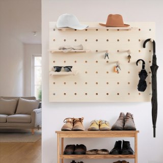 Maclean Drewniana tablica organizer MC-131 WD