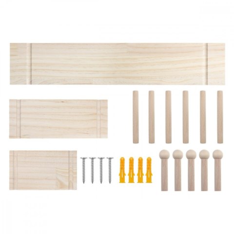 Maclean Drewniana tablica organizer MC-131 WD