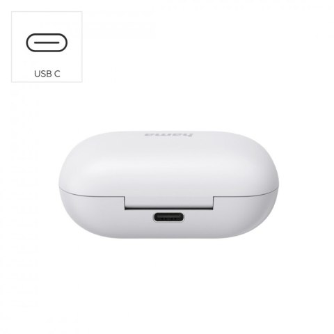 Hama Słuchawki dokanałowe spirit chop II białe