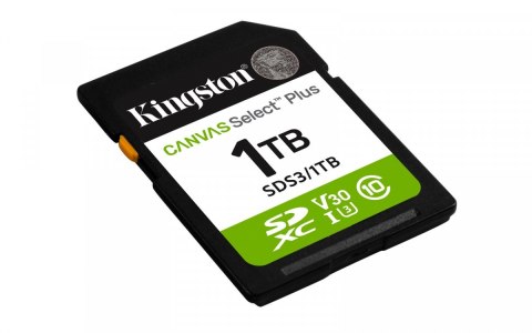 Kingston Karta pamięci SD 1TB Canvas Select Plus Gen3 150MB/s
