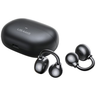 USAMS Słuchawki bluetooth R02 Clip-on szare