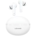 USAMS Słuchawki bluetooth TWS E02 ANC+ENC white