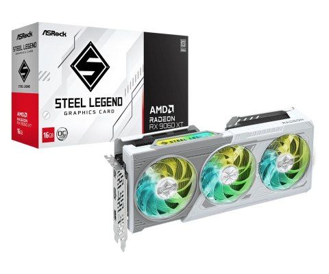ASRock Karta graficzna Radeon RX 9060 XT STEEL LEGEND 16GB GDDR6 128bit