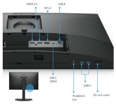 Benq Monitor 27 cali SW272Q 2K LED 5ms/IPS/60HZ/FOTO