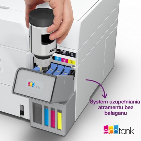 Epson Urządzenie wielofunkcyjne L6376 ITS białe A4/35ppm/W(LAN)/ADF2Scopy/100k