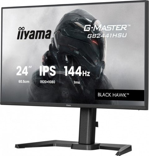 IIYAMA Monitor 23,8 cala GB2441HSU-B1 IPS,FHD,144Hz,1ms,2xUSB,350cd,HDMI,DP,HAS (150) PIVOT