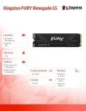 Kingston Dysk SSD FURY Renegade G5 8TB NVMe5.0 M.2 2280 14800/14000MB/s