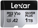 Lexar Karta pamięci microSD 1TB C10 A2 U3 V30 205/150MB/s Silver Plus