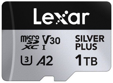 Lexar Karta pamięci microSD 1TB C10 A2 U3 V30 205/150MB/s Silver Plus
