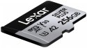 Lexar Karta pamięci microSD 256GB C10 A2 U3 V30 205/150MB/s Silver Plus
