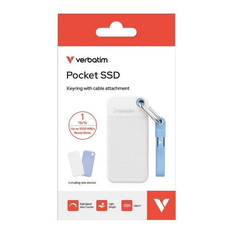 Verbatim Dysk SSD Pocket Summer Edition 1TB USB-C 1000MB/s