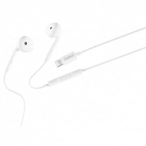 Hama Słuchawki douszne Glow z mikrofonem lightning