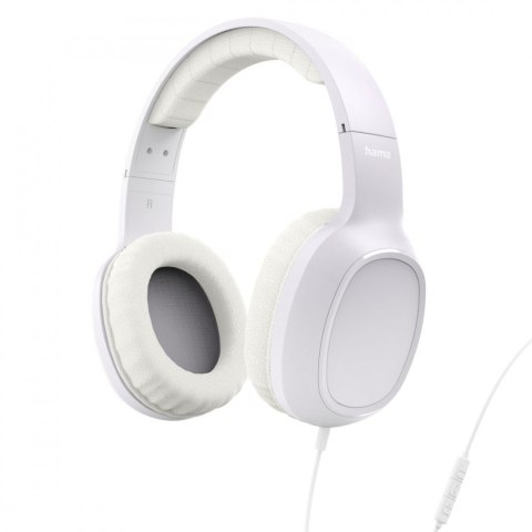 Hama Słuchawki nauszne Fun C z mikrofonem białe