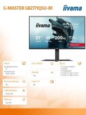 IIYAMA Monitor 27 cali GB2771QSU-B1 QHD,Fast IPS,200Hz,HAS (150) PIVOT,2xUSB 3.2,2xUSB C,0,5ms,2xHDMI,DP,350cd,Adaptive G-SYNC 1920x108