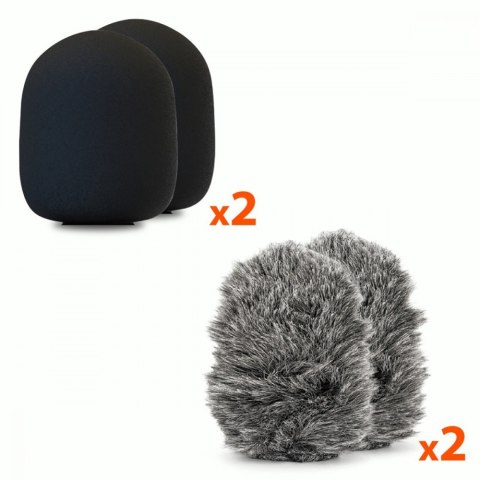 Media-Tech Zestaw mikrofonów krawatowych Micro-Mic Duo MT416