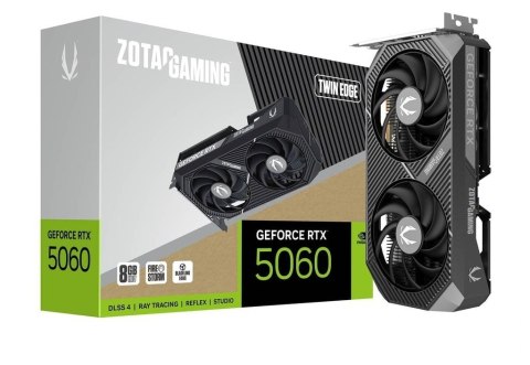 ZOTAC Karta graficzna GeForce RTX 5060 TWIN EDGE 8GB GDDR7 128bit 3DP/HDMI