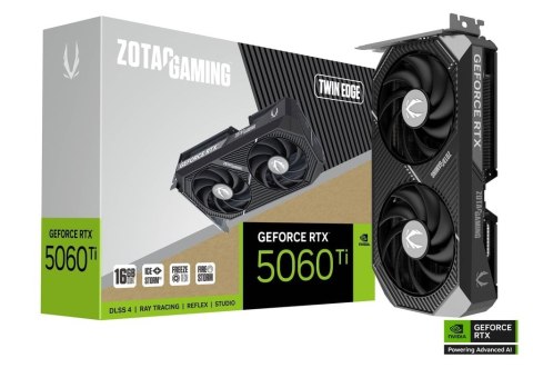 ZOTAC Karta graficzna GeForce RTX 5060 Ti 16GB TWIN EDGE GDDR7 128bit 3DP/HDMI