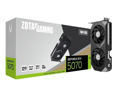 ZOTAC Karta graficzna GeForce RTX 5070 TWIN EDGE 12GB GDDR7 192bit 3DP/HDMI