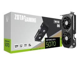 ZOTAC Karta graficzna GeForce RTX 5070 TWIN EDGE OC 12GB GDDR7 192bit 3DP/HDMI