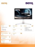 Benq Monitor 27 cali EX271Q 2K IPS IPS/180Hz/2K/Gaming