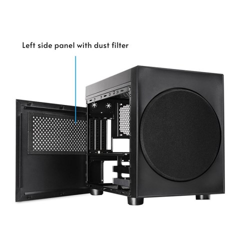 Chieftec Obudowa CI-03B-OP mATX The Cube czarna