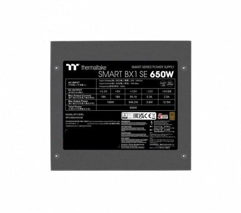 Thermaltake Zasilacz - Smart BX1 SE 650W 80+ Bronze EU Bulk