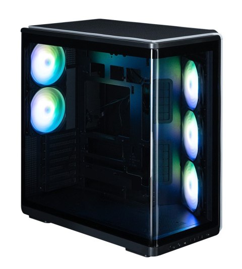 Zalman Obudowa P60 Mid-Tower 5x ARGB fans czarna