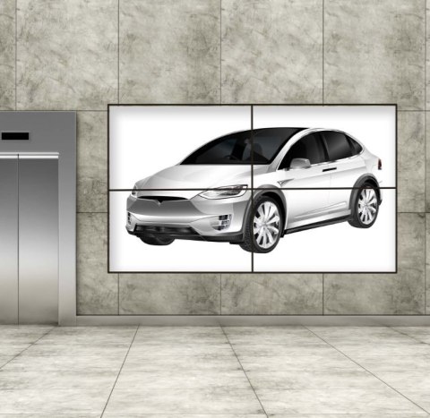 Edbak VWPOPS55-L Uchwyt videowall slim POP-OUT do monitorów 42-55 cali VESA 100x100 - 600x400 42 kg