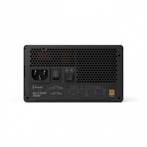 Fractal Design Zasilacz Ion 3 GOLD 750W 80+ GOLD Black