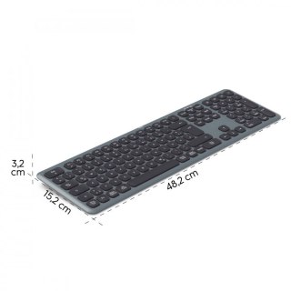 Hama Klawiatura WK-550 multi device Czarno-szara