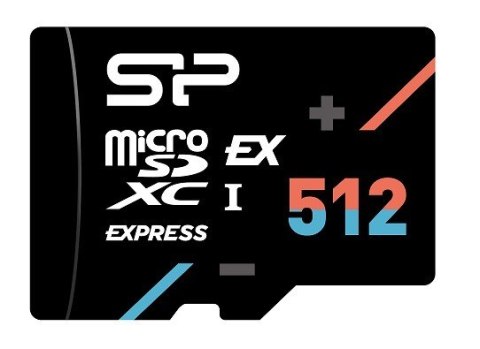 Silicon Power Karta pamięci microSDXC 512GB Express 7.1, PCIe Gen 3x1, NVMe, 880MB/s