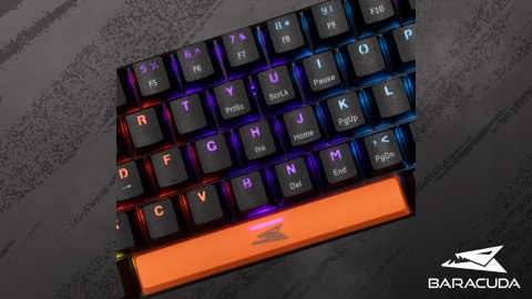 Zestaw Gamingowy Black Baracuda Klawiatura + Myszka Na Prezent Dla Gracza