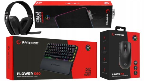 Zestaw Gamingowy Klawiatura Myszka Podkładka Słuchawki Prezent Dla Gracza