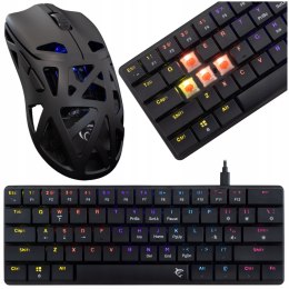 Zestaw Gamingowy RGB Na Prezent Klawiatura + Myszka White Shark Dla Gracza