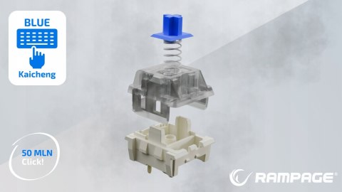 Zestaw Gamingowy Rampage Klawiatura RGB + Myszka Na Prezent Dla Gracza