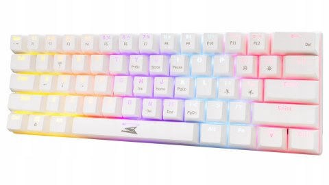 Klawiatura Gamingowa Baracuda BGK-03211 Dolphin Biała Red Switch RGB USB