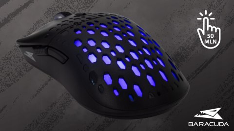 Mysz Gamingowa Baracuda BGM-021 Octopus Black 3600 DPI USB 6 przycisków