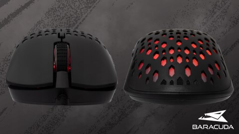 Mysz Gamingowa Baracuda BGM-021 Octopus Black 3600 DPI USB 6 przycisków
