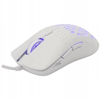 Mysz Gamingowa Baracuda BGM-022 Octopus Biała 3600 DPI USB 6 przycisków
