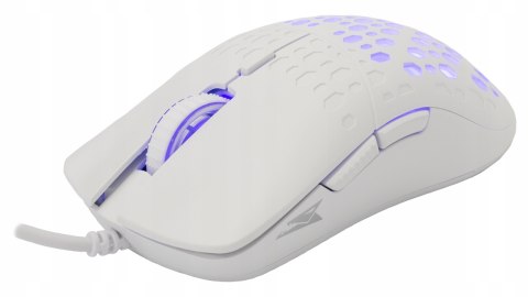 Mysz Gamingowa Baracuda BGM-022 Octopus Biała 3600 DPI USB 6 przycisków
